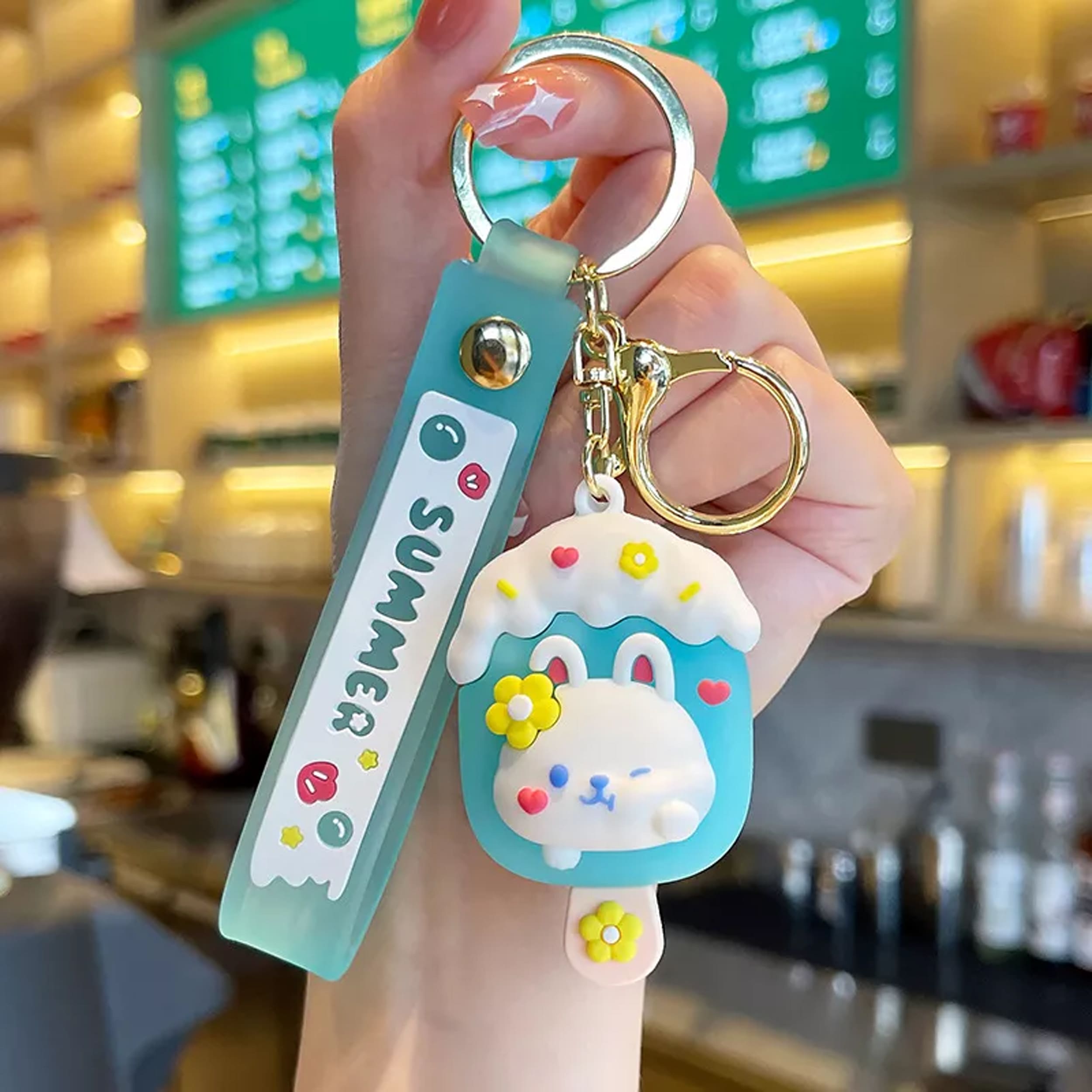 Ice Cream Shape Keychain