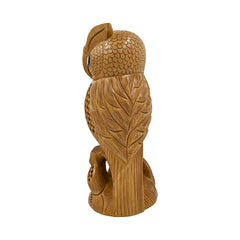 Unique Wooden Handmade Carved Owl Statue for Home and Office Décor 2 (8inch)