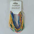 Wholesale Power Sea Bead African Anklets Bracelet Colorful Stretch Ankle