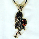 Wholesale DANCING WARRIOR WITH CRYSTAL ROPE NECKLACE (Sold by the piece)