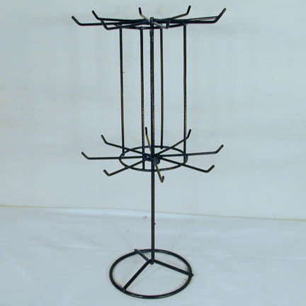 Buy 16 INCH BLACK SPINNING JEWELRY RACK *- CLOSEOUT NOW $7.50 EACHBulk Price
