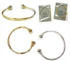 Wholesale MAGNETIC GOLD OR SILVER BANGLE BRACELETS (Sold by the piece or dozen) - CLOSEOUT $ 1.50 EA