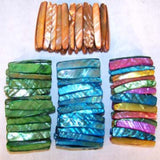 Stylish Long Shell Multi-Color Stretch Bracelet