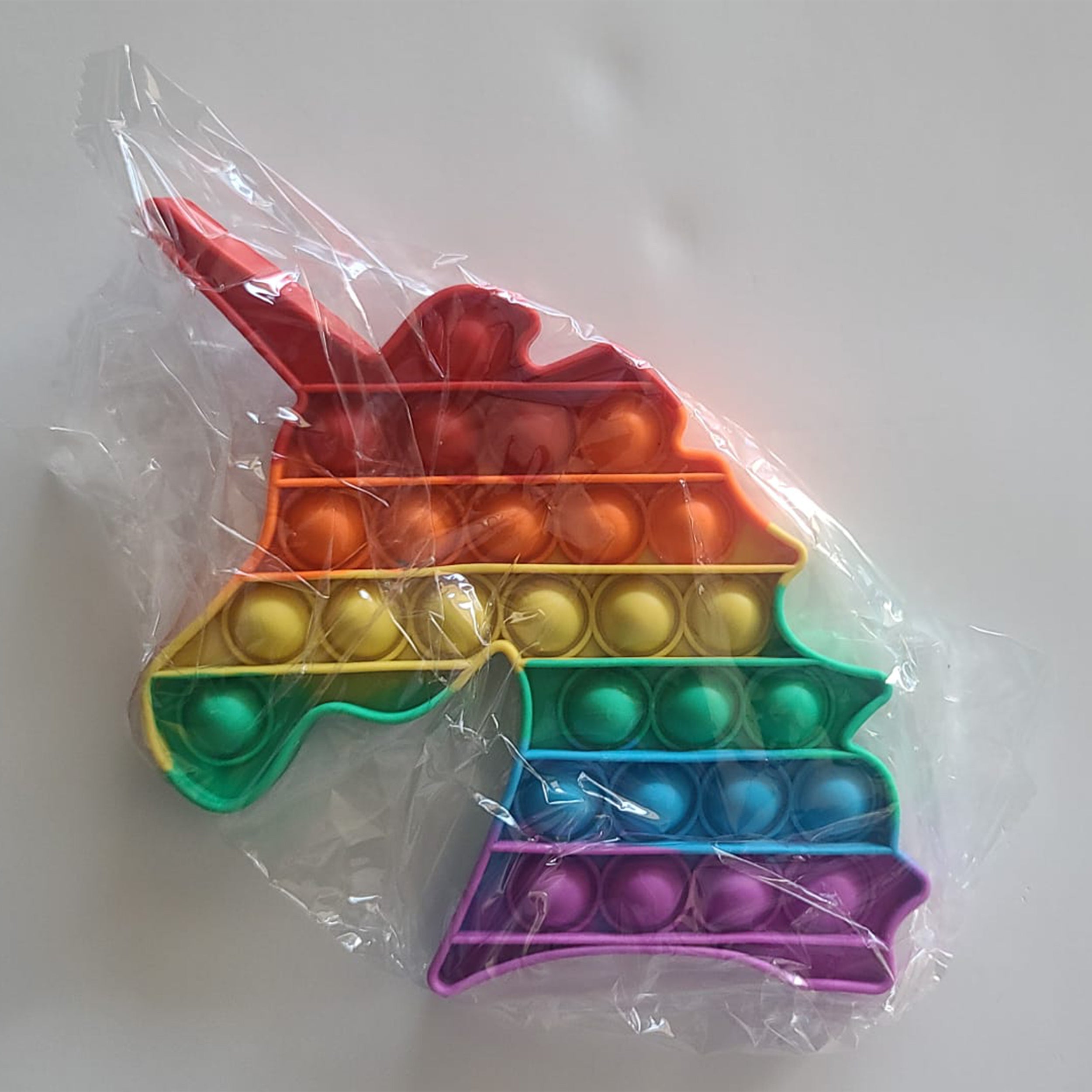 Packing Image Of Rainbow Unicorn Pop It Fidget Toy