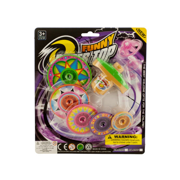 Super Spinning Top Toy with Extra Colorful Discs