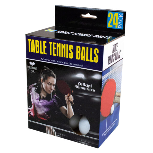 24 Pack Table Tennis Balls