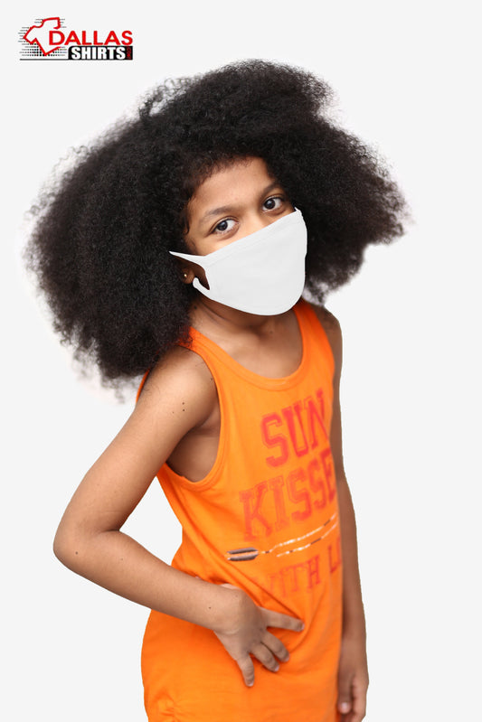 Buy Kids White Face Cover