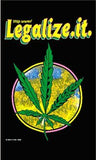 Wholesale LEGALIZE IT 3' X 5' MARIJUANA FLAG (Sold by the piece)