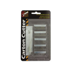 Carton Cutter with Extra Blades