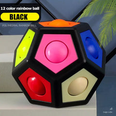 Magic Polygon Puzzle Polyhedron Rainbow Ball Toys - A Fun and Engaging Way to Improve Cognitive Skills and Hand-Eye Coordination