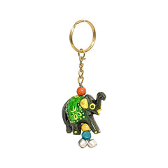 Meena Animal Mix Handmade keychain ,Handcrafted Key Holder (1inch)