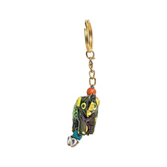 Meena Animal Mix Handmade keychain ,Handcrafted Key Holder (1inch)