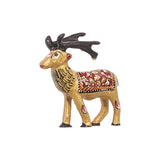 Hand Painted Minakari Metal Deer