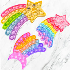 Bubble Meteor Star Fidget Toy - Fun Sensory Toy for Kids and Adults