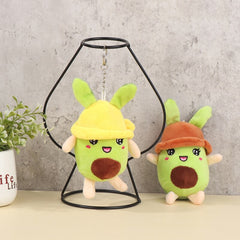 Fun to Your Accessories with Mini Avocado Doll Plush Pendant Keychains