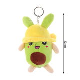 Fun to Your Accessories with Mini Avocado Doll Plush Pendant Keychains