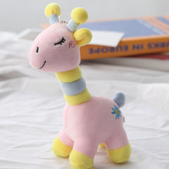 Mini Giraffe Jungle Soft Stuffed Plush Keychains