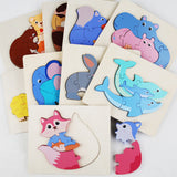 Animal Family Wooden Puzzle