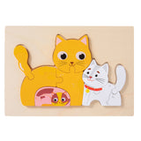 Animal Family Wooden Puzzle