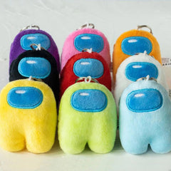 Tooth Shape Soft Plush Stuffed Keychain - Assorted Colors