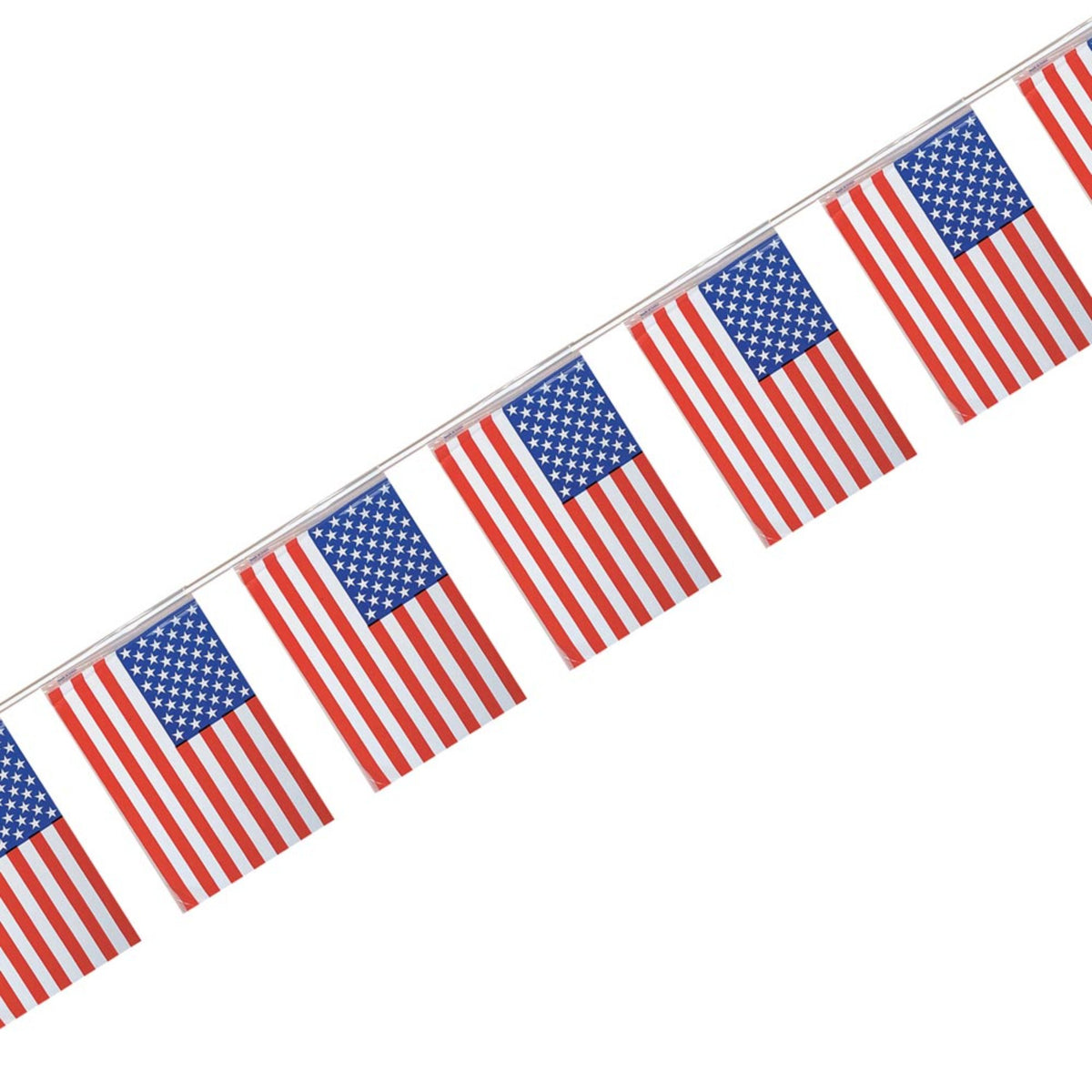 American Flag Pennant String Banner In Bulk