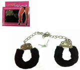 Wholesale BLACK FUR LINED LEG CUFFS  (sold by the piece )