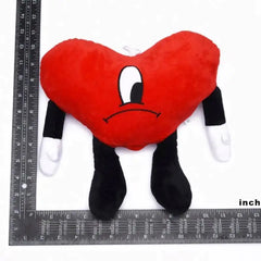 Coolest Accessory with New Bad Bunny Heart Style Plush Keychain