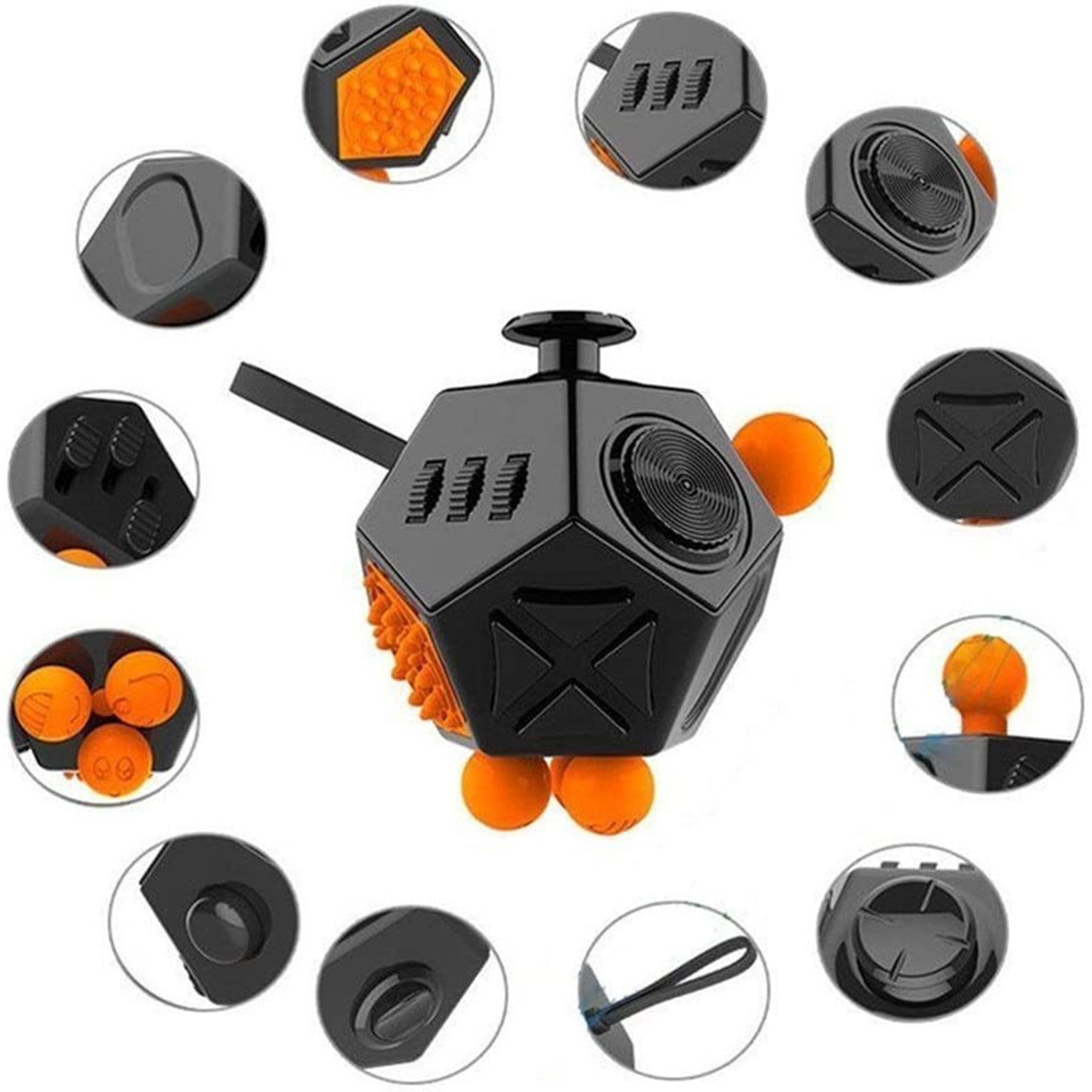 Focused & Relaxed Dodecagon Fidget Toys