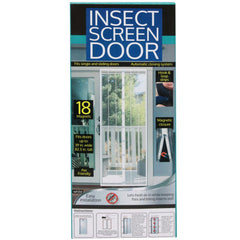 Insect Screen Door with Magnetic Closure