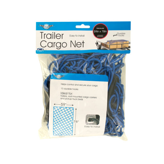 Trailer Cargo Net with Hooks