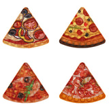 4 Pcs Pizza Pie Pop it Fidget Toys 