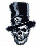 Buy SKULL HEAD STOVE PIPE HAT 5 IN EMBROIDERED PATCHBulk Price