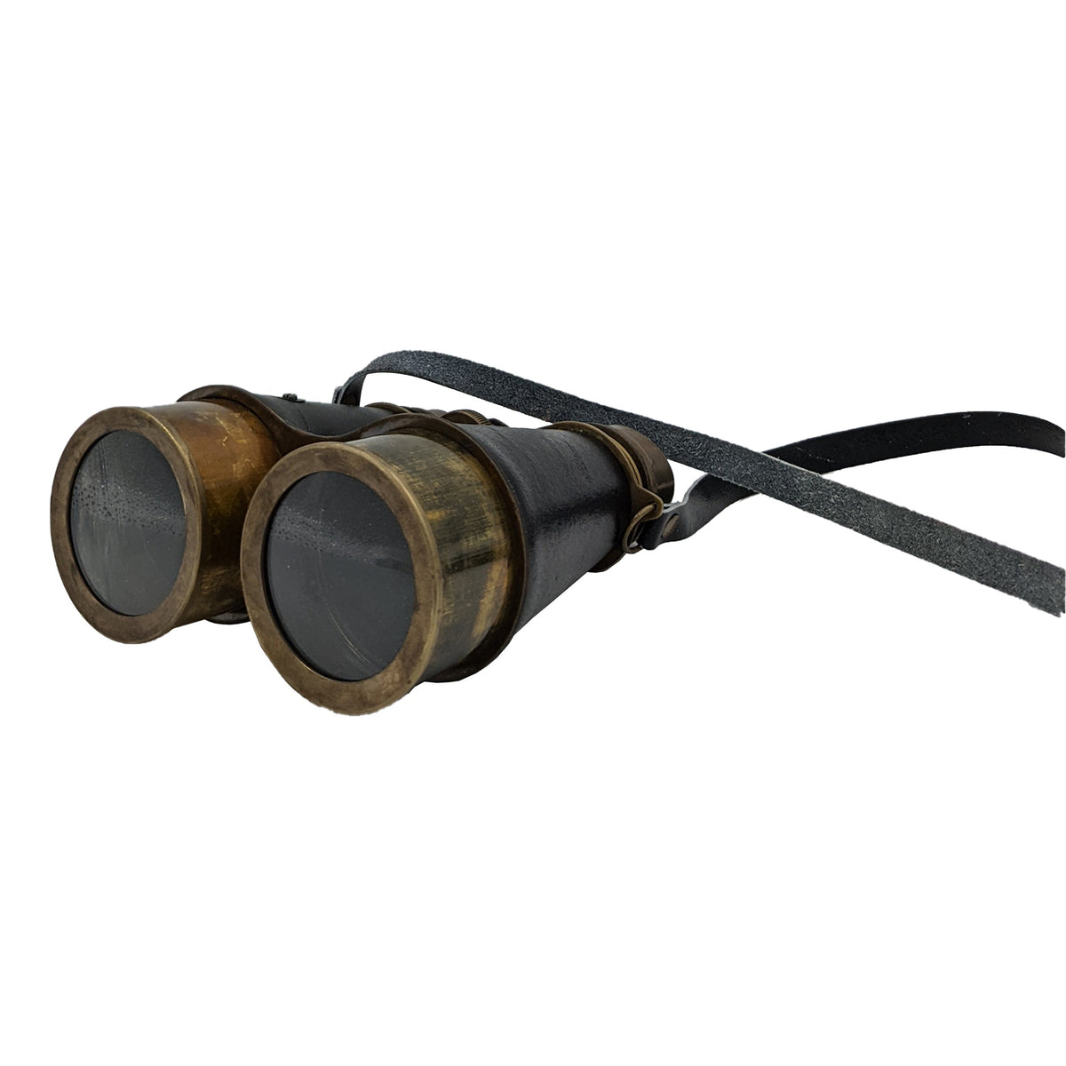 Metal Binocular with Leather Grip