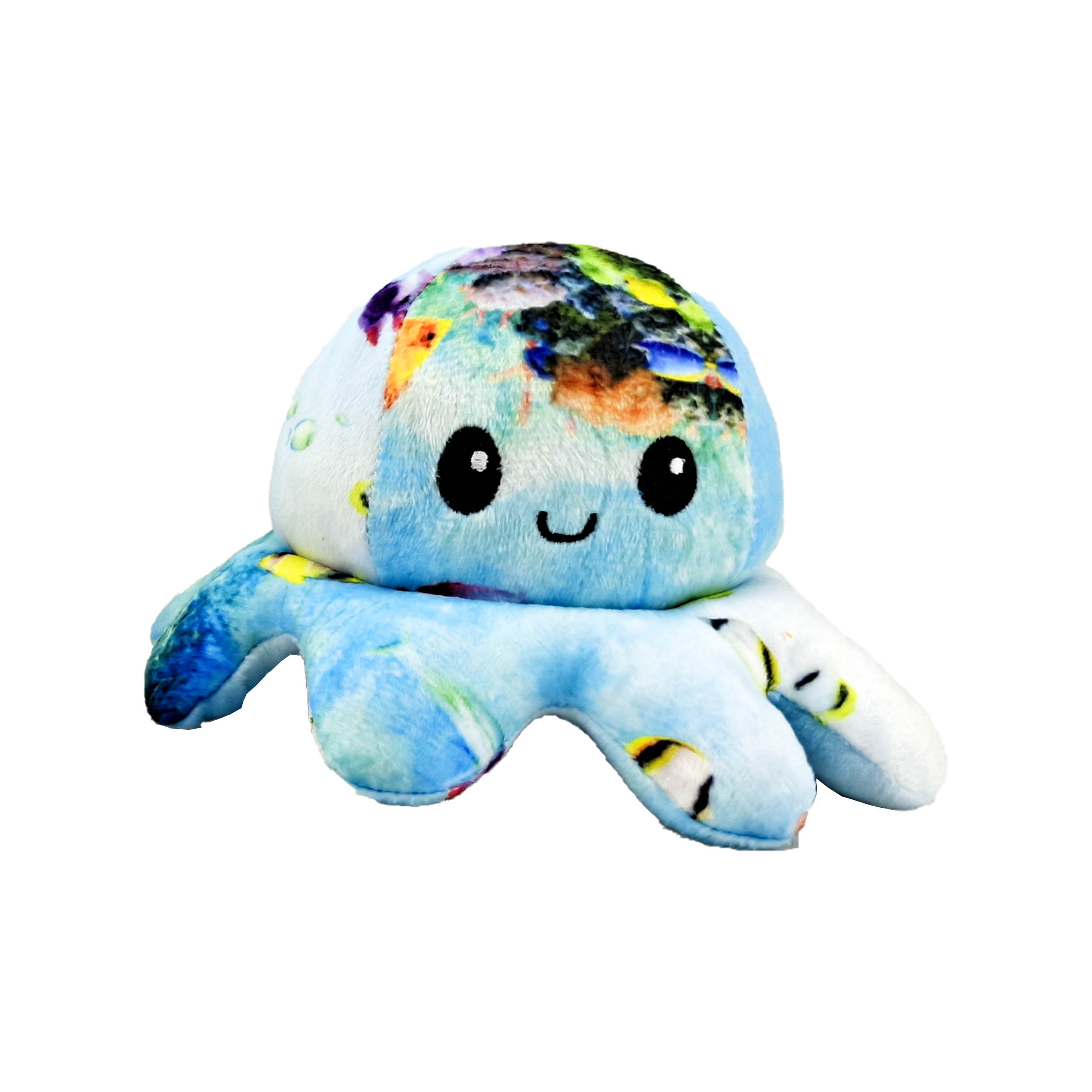 Reversible Octopus Printed Plush Soft Toy 