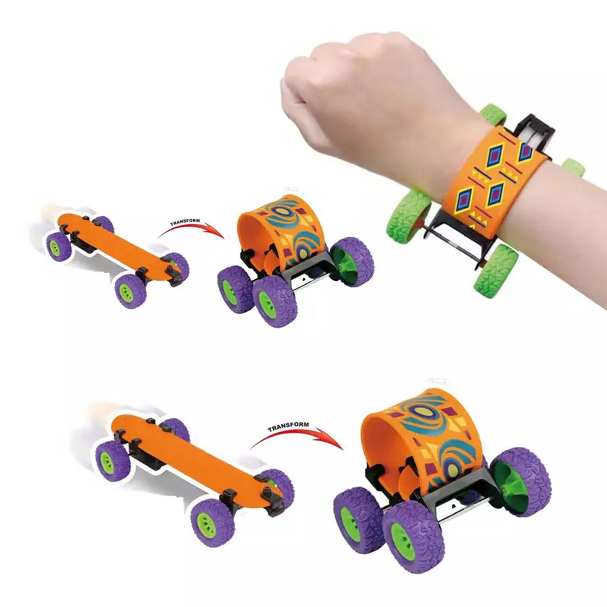 Skateboard Toy Mini Scooter Bracelet