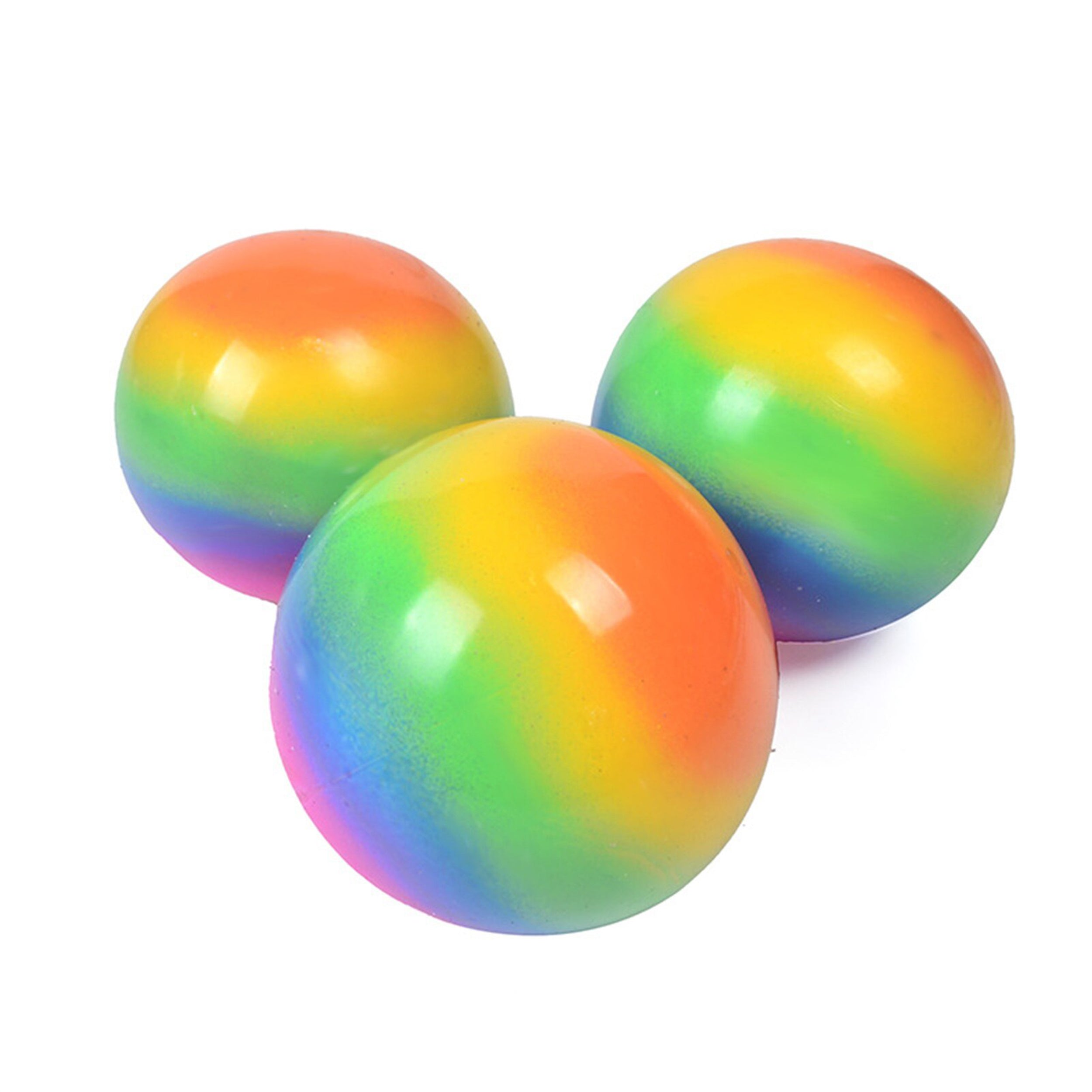 Get The Freshness With Our Rainbow Squishy Elastic Sensory Ball