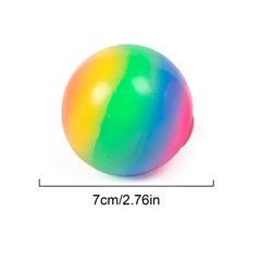 Get The Freshness With Our Rainbow Squishy Elastic Sensory Ball