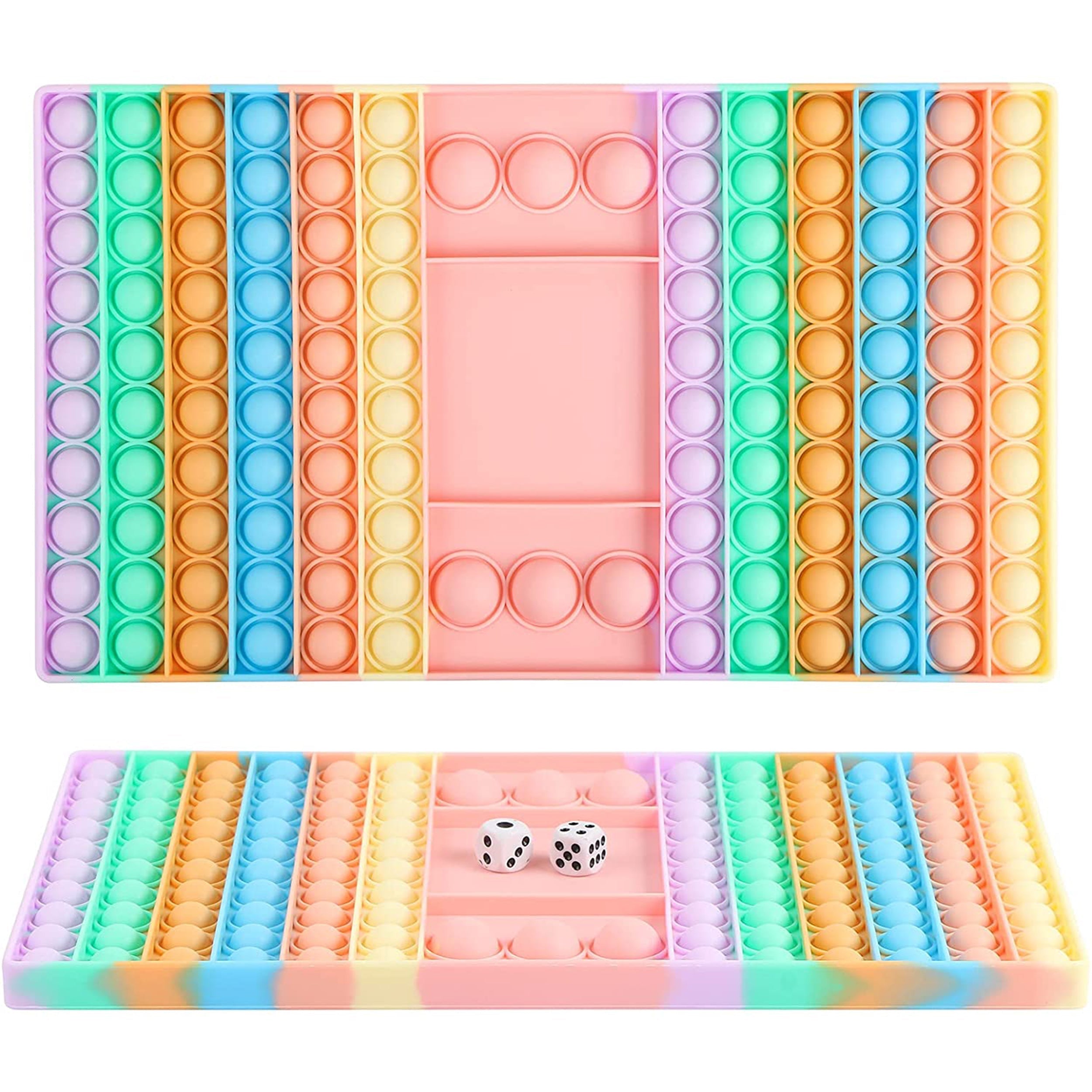 Macaron Rainbow chess board pop it fidget toys