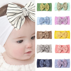 Adorable Ribbon Bow Baby Nylon Headbands for Your Little Ones by JSBlueRidge Wholesale