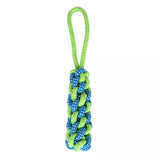 cotton rope corn shape dog chew toy with latch