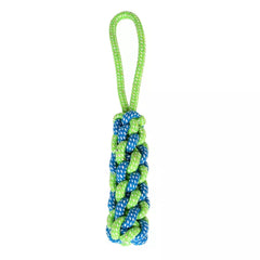 cotton rope corn shape dog chew toy with latch