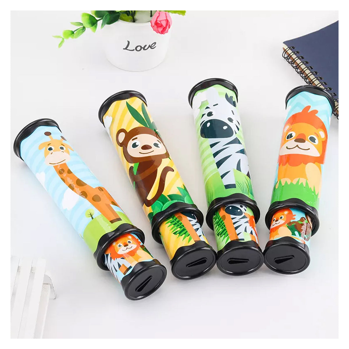 Rotational Telescope Puzzle Kaleidoscope Magic Toy - Fun and Educational Toy for Kids and Adults