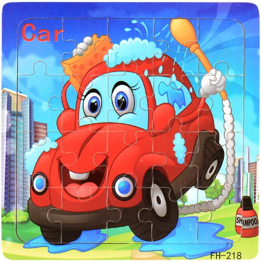 Montessori 3D Puzzle Cartoon Animal Vehicle Jigsaw: A Fun and Educational Game for Early Learners