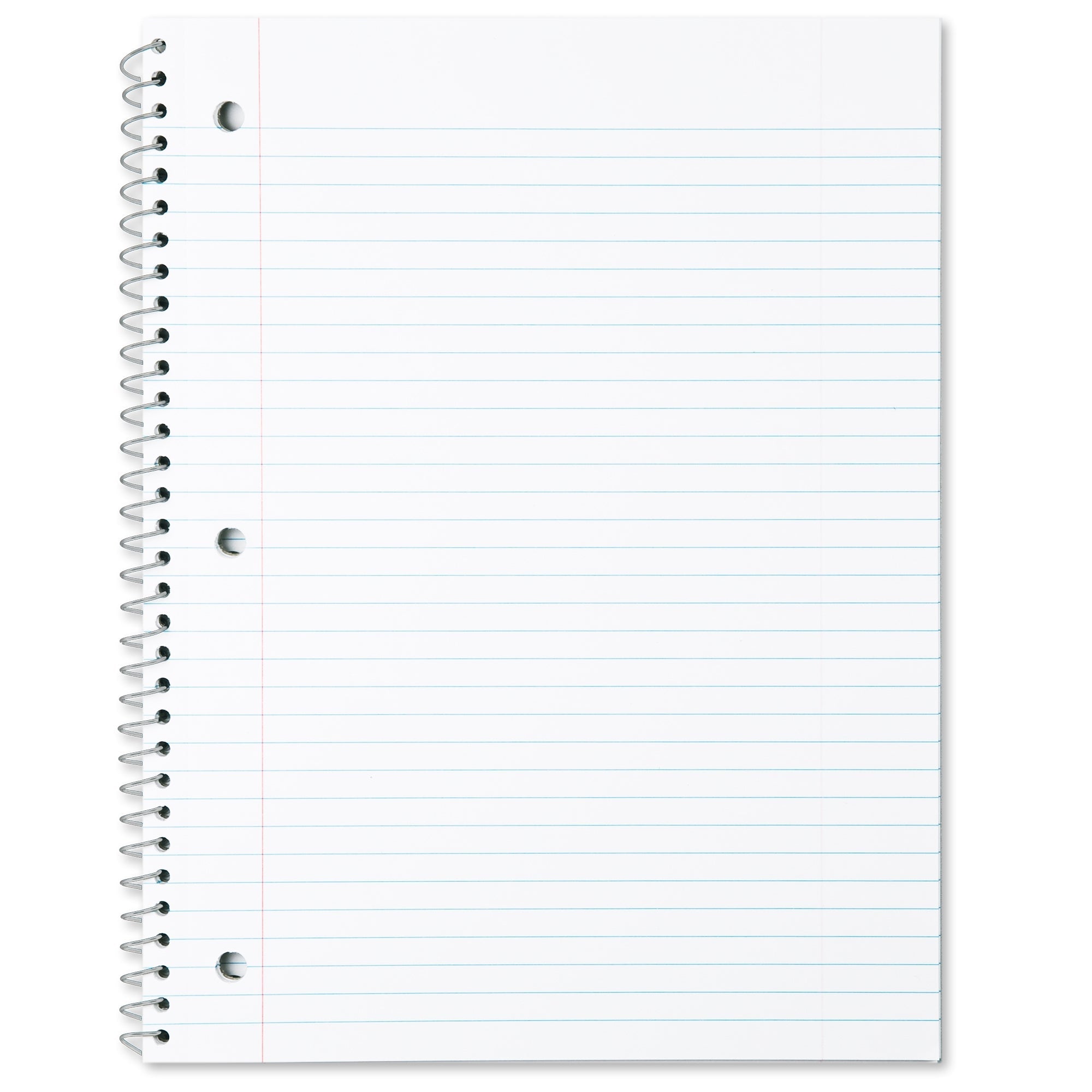 1 Subject Spiral Bound Notebook Wide Ruled 70 Sheets( 1 Case=50Pcs) 1.33$/PC