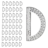 Buy 180 Degree Protractors - Bulk School Supplies Wholesale Case of 48 Protractors