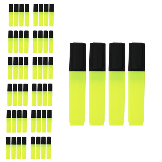 Buy 4 Pack of Yellow Highlighters - Bulk School Supplies Wholesale Case of 96 Packs of Highlighters