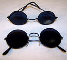 Wholesale JL ROUND DARK LENSE BLACK FRAME SUNGLASSES (Sold by the piece or dozen)