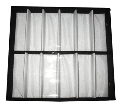 Wholesale 12 PAIR CLEAR COVER SUNGLASS COUNTER TRAY (Sold by the piece) *- CLOSEOUT $9.50 ea
