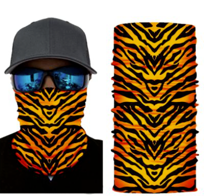 Buy ORANGE TIGER STRIPES MULTIFUNCTIONAL SEAMLESS BANDANA WRAP ( sold by the piece or 10 PACK)Bulk Price