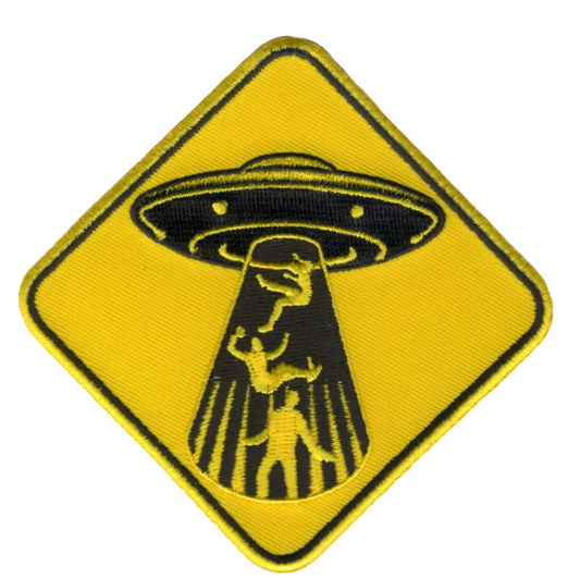 Buy ALIEN ABDUCTION 4 X 4 EMBROIDERED PATCHBulk Price